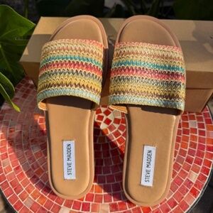 Steve Madden Sienna Multicolor Sandal - Size 8.5 - NEW w/tags